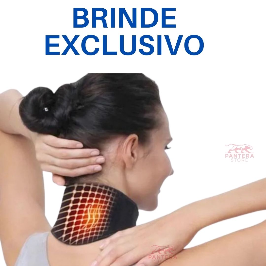 Cinta Lombar Magnética Com Pedras de Turmalina