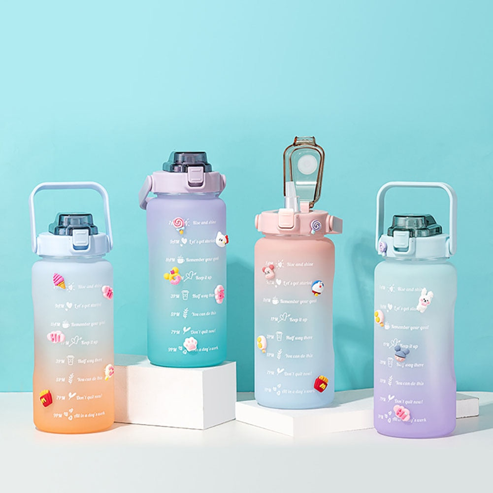 Garrafa Dry Water  Garrafa de Água 2 Litros  + BRINDE EXCLUSIVO - Edição Limitada