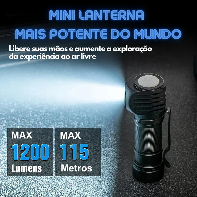 Lanterna Super Potente TrustFire LED Magnética