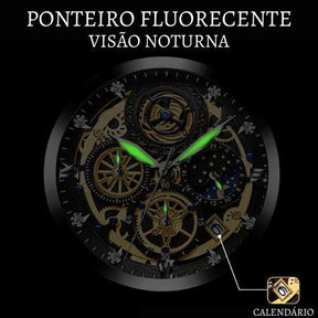 Relógio Masculino - Wishdoit Mech1