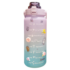 Garrafa Dry Water  Garrafa de Água 2 Litros  + BRINDE EXCLUSIVO - Edição Limitada