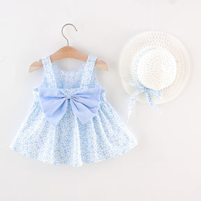 Vestidinho + Chapéu Baby Verão